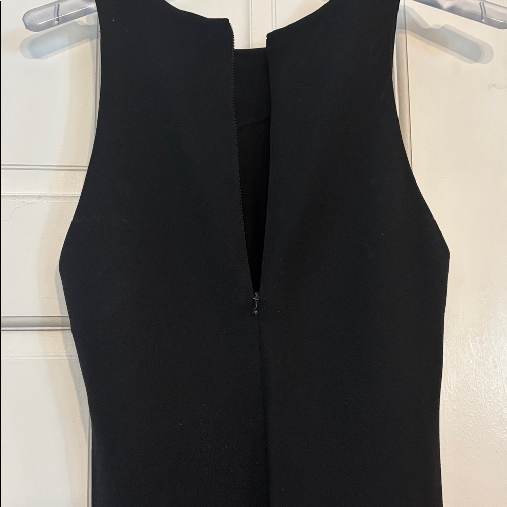DKNY Donna Karan New York Black High-Neck Shift Mini Dress - Size 2 - Picture 6 of 7